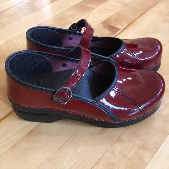 dansko marcelle patent leather